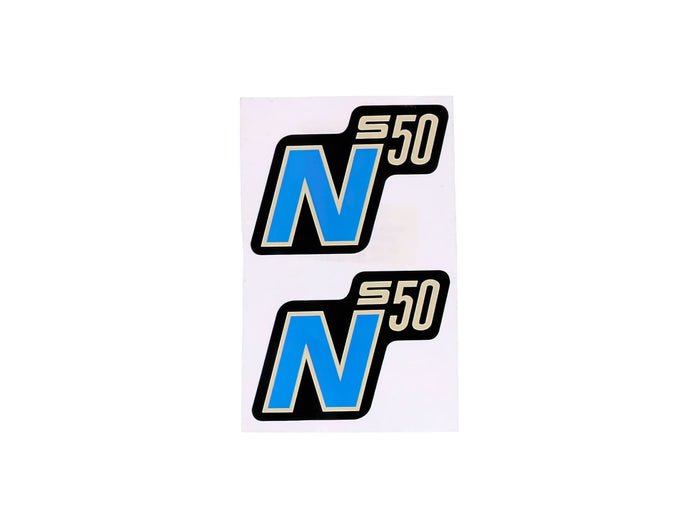 MOF-41970 Adesivo S50N nero - blu 2 pz. Simson S50N, COD: MOF-41970