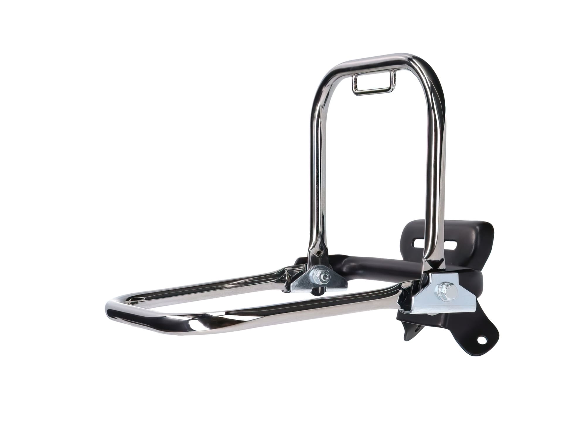 MOF-40785 Portapacchi posteriore cromato con maniglia corta + supporto parafango Simson S50 / S51 / S70
