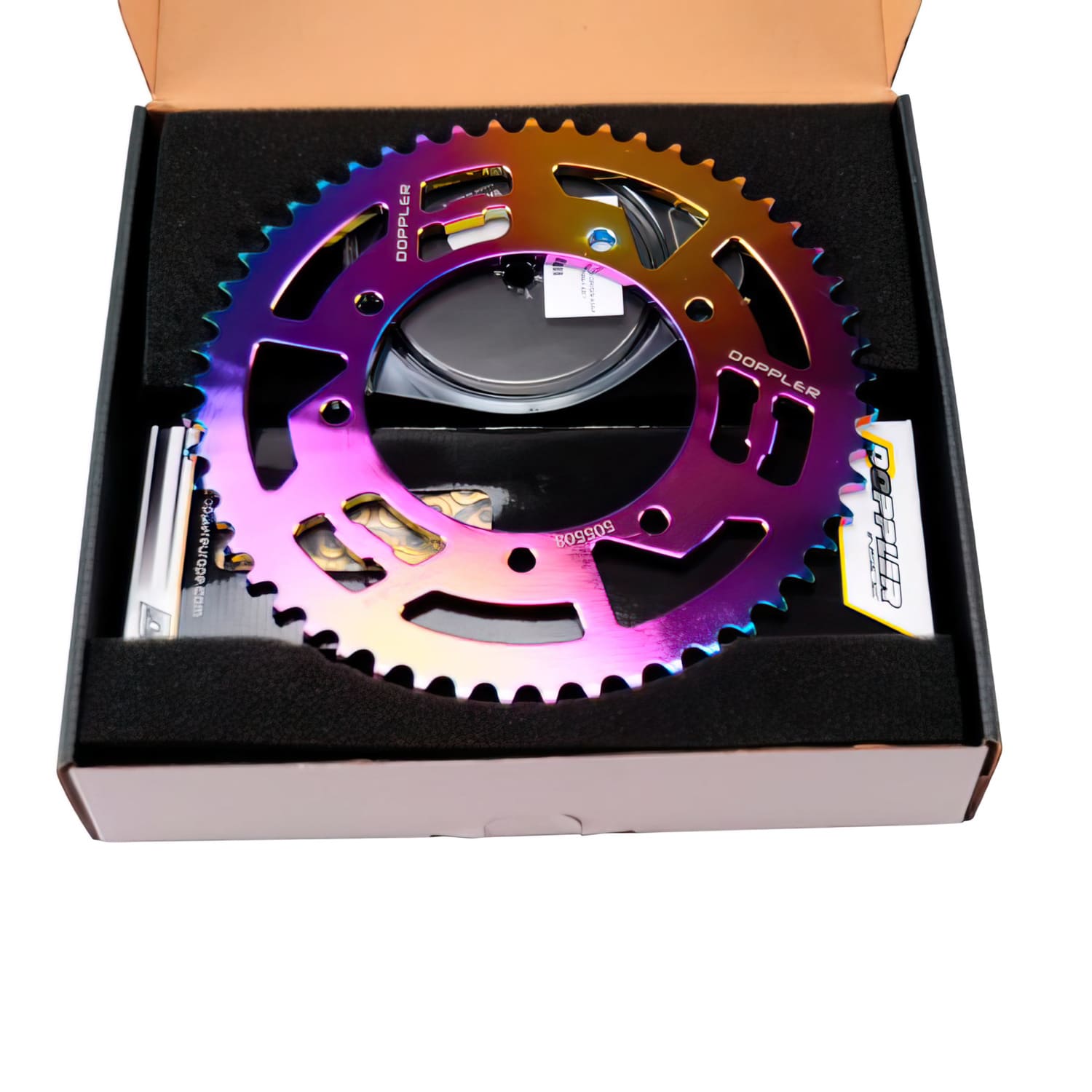 CGN509942 Kit Catena alluminio Neocromato 14x53 - 420 Doppler Derbi Senda X-treme, COD: CGN509942