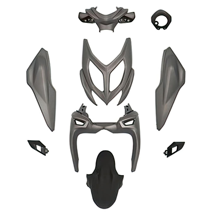 CGN508883 Kit carena 9 pezzi nero / grigio Yamaha Aerox dopo 2013