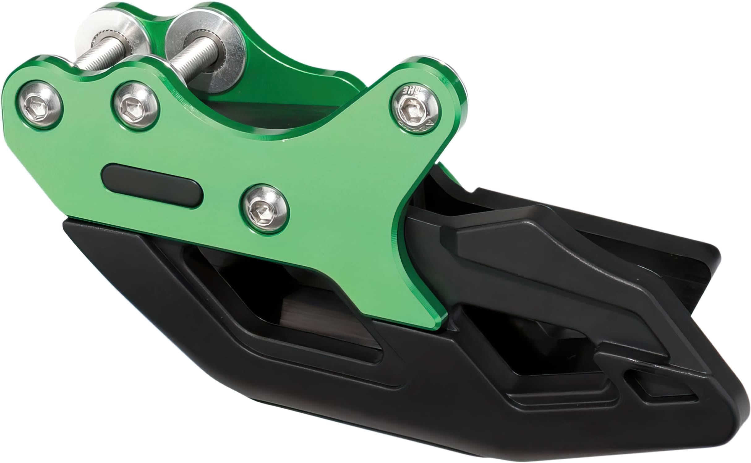 MR12311058 Guida Catena completo Moose Racing KXF 250 / 450 alluminio / lucidato uretano verde, COD: MR12311058