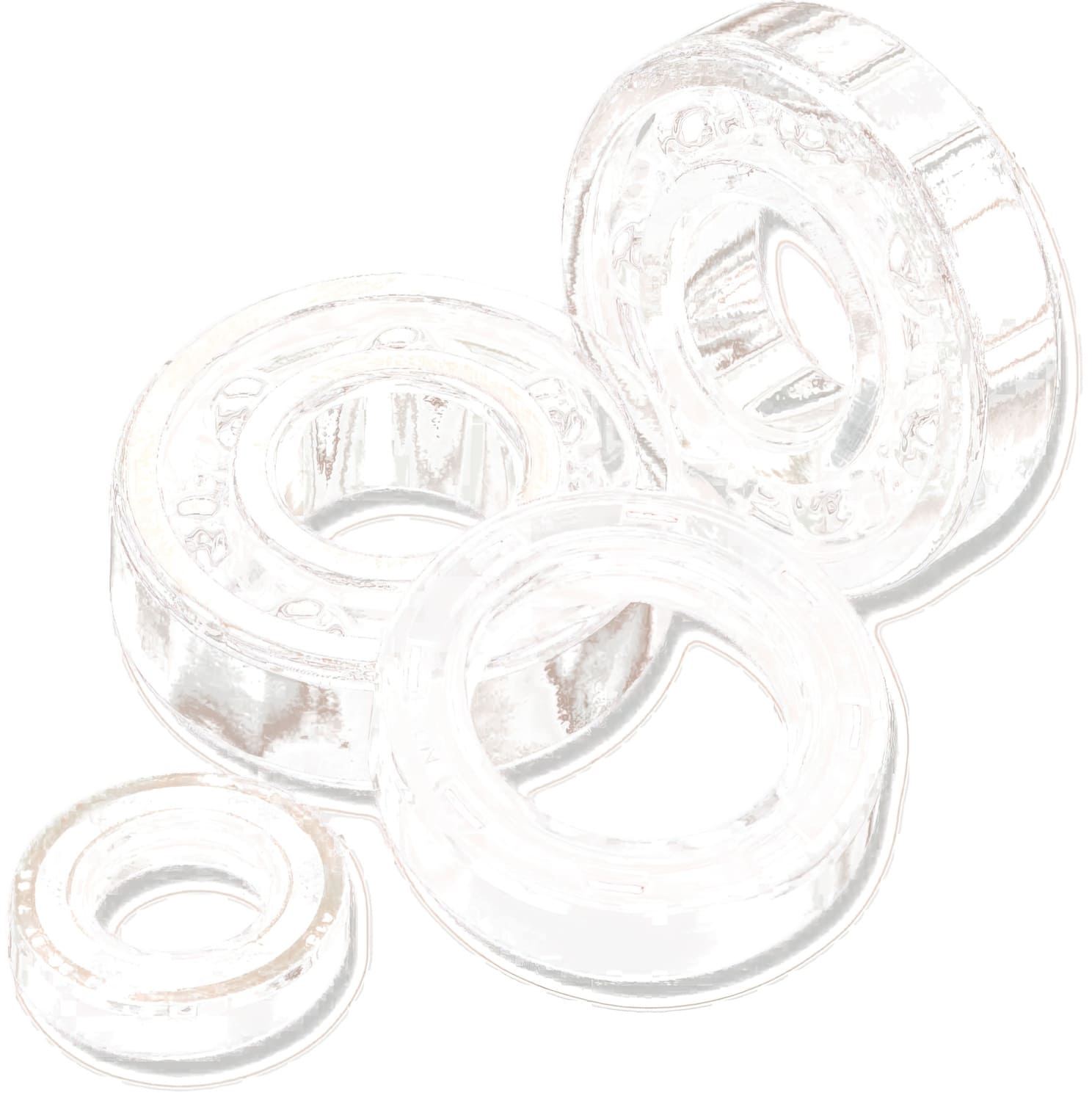 MR09240229 Kit Cuscinetti + Paraolio albero motore Moose Racing Husqvarna CR / WR 125, COD: MR09240229