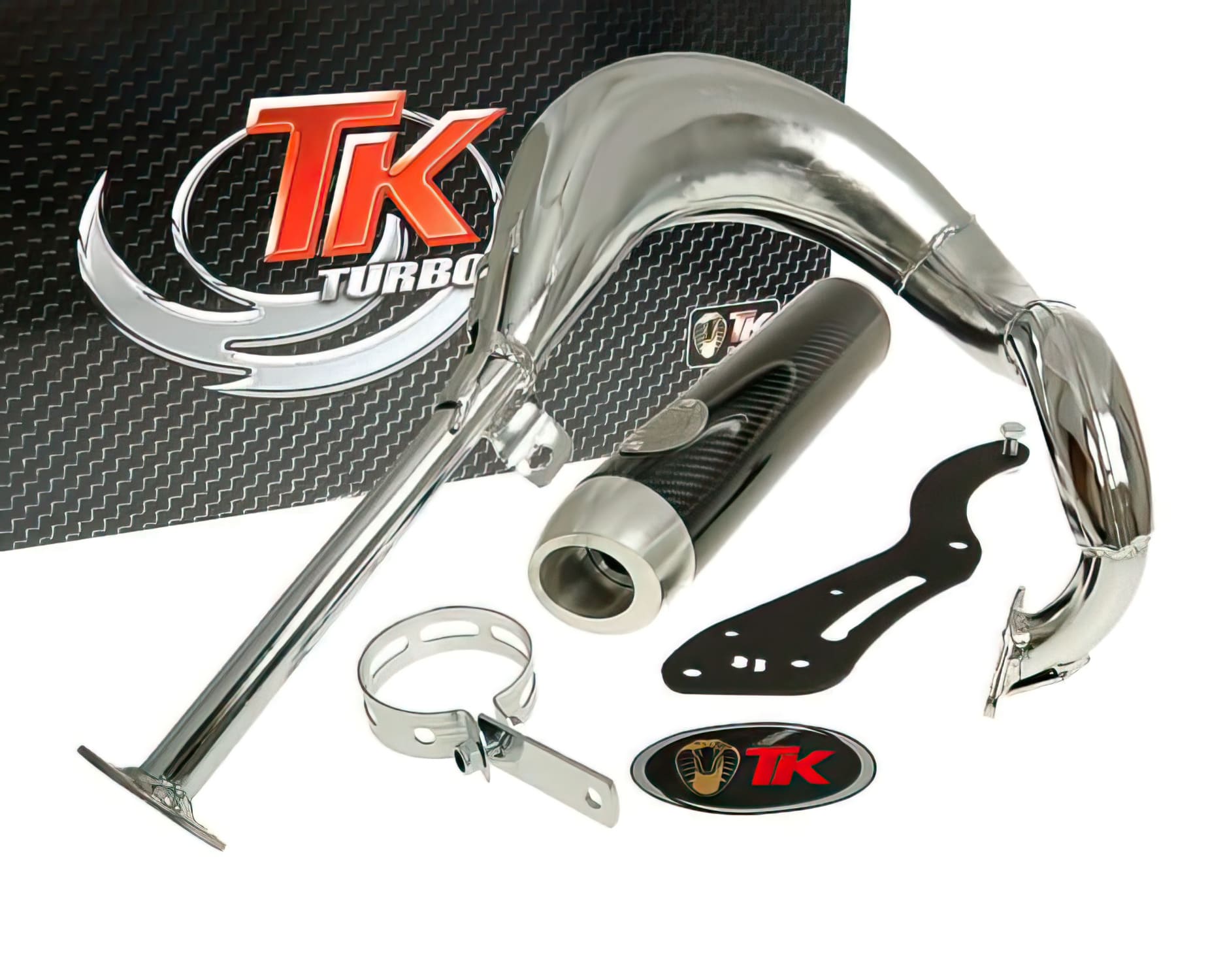 TK-H10065-Q Marmitta Turbo Kit Bajo RQ Chrom Suzuki Street Magic, COD: TK-H10065-Q