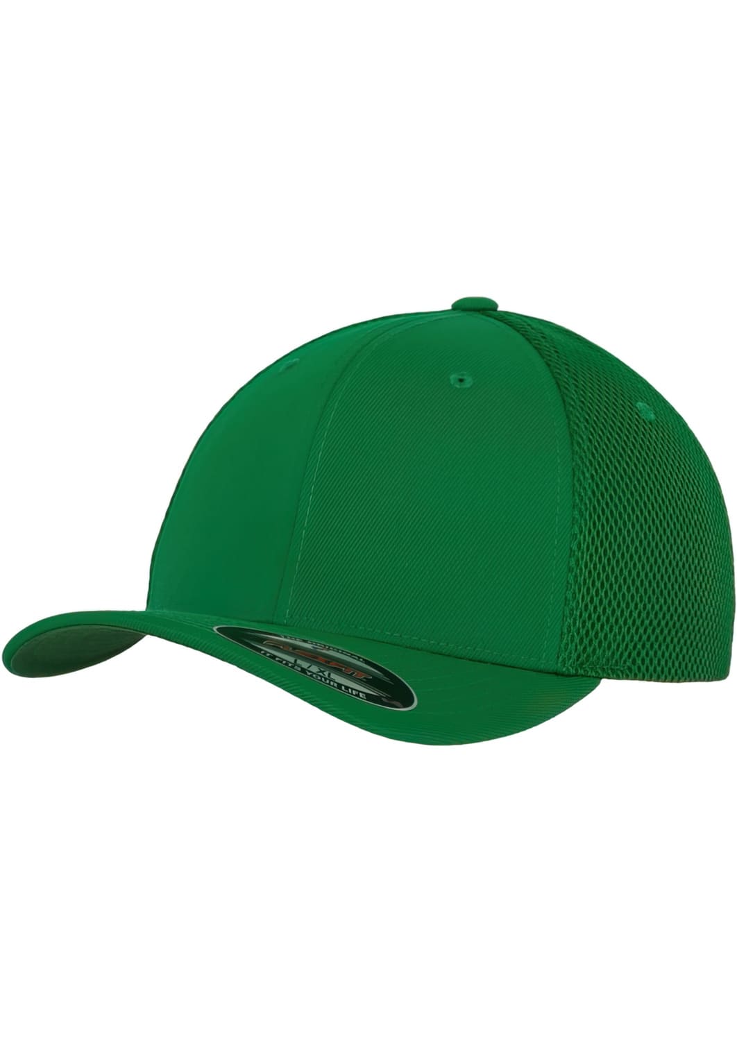 FF-6533-00110-0053 Tactel Mesh Flexfit green trucker cap S/M