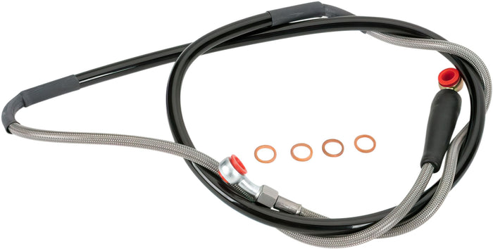 MRMY011043 Tubo Freno anteriore treccia d'acciaio Moose Racing Yamaha 125 - 450, COD: MRMY011043
