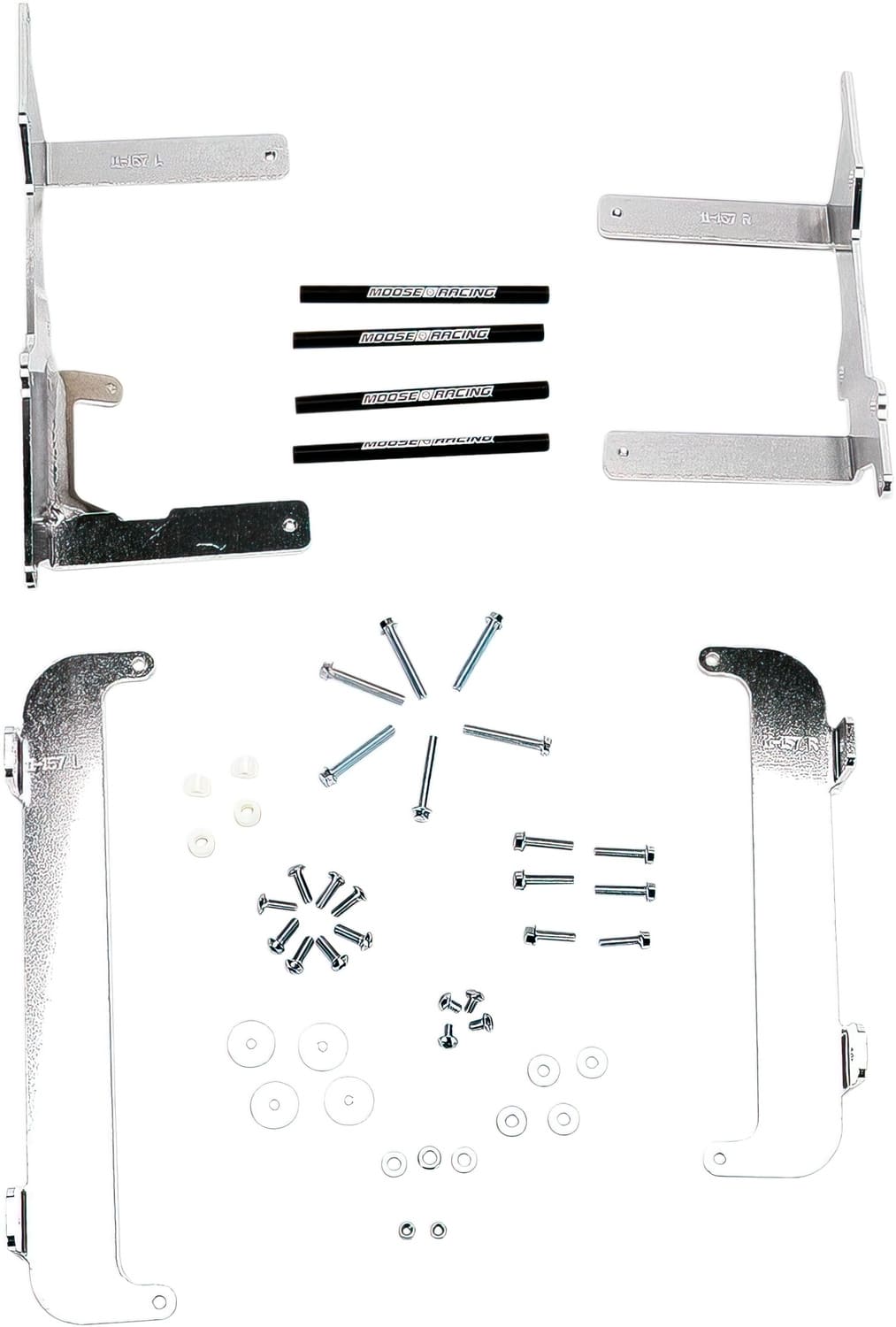 MR19010425 Moose Racing WRF 450 Aluminum Radiator Stabilizer Guard / Bracket