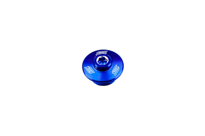 SC-09401599 Tappo di riempimento olio Scar alluminio KTM / Husqvarna blu