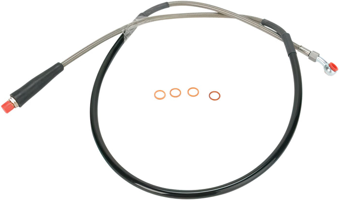 MRMS011035 Tubo Freno anteriore treccia d'acciaio Moose Racing RM 85, COD: MRMS011035