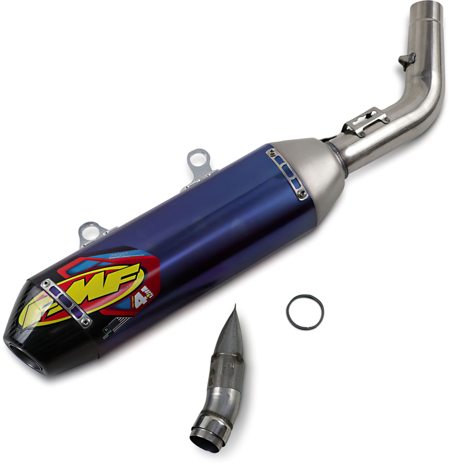 FMF18211925 Silenziatore FMF Factory 4.1 titanio / alluminio FC / SX-F 250, COD: FMF18211925