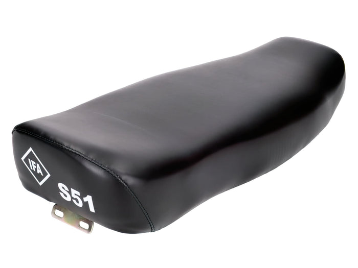 MOF-41840 Sella 2 posti nera con logo IFA S51 Simson S50 / S51 / S70, COD: MOF-41840