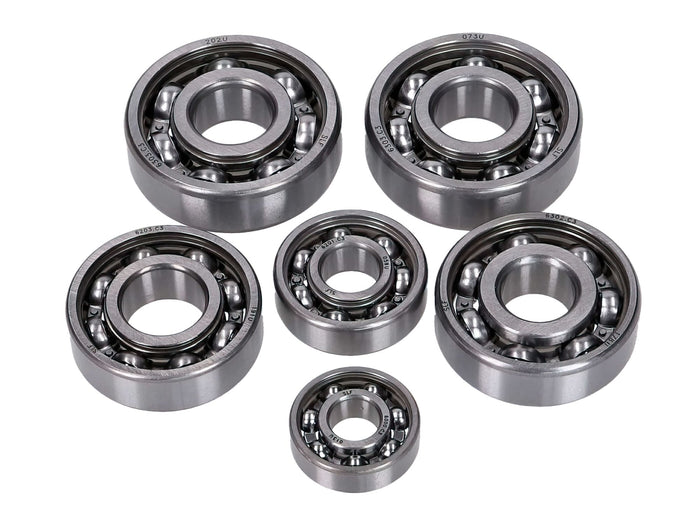 MOF-41557 Set cuscinetti SLF x6 motore / cambio Simson S50 / KR50 / KR51/1/SR4 / Schwalbe / Star / Sperber / Spatz / Habicht, COD: MOF-41557