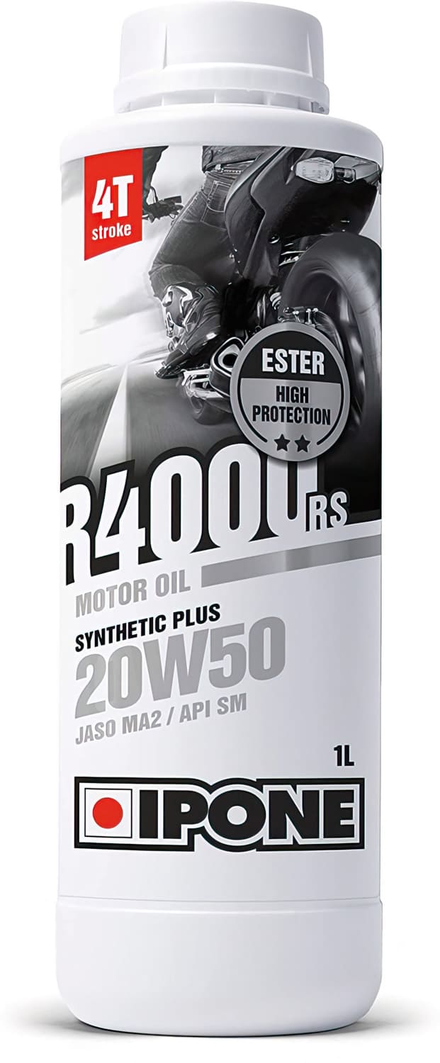 IP-R4000RS-20W50/1L Olio Motore 4 tempi 20W50 Ipone R4000 RS semi-sintetico 1L