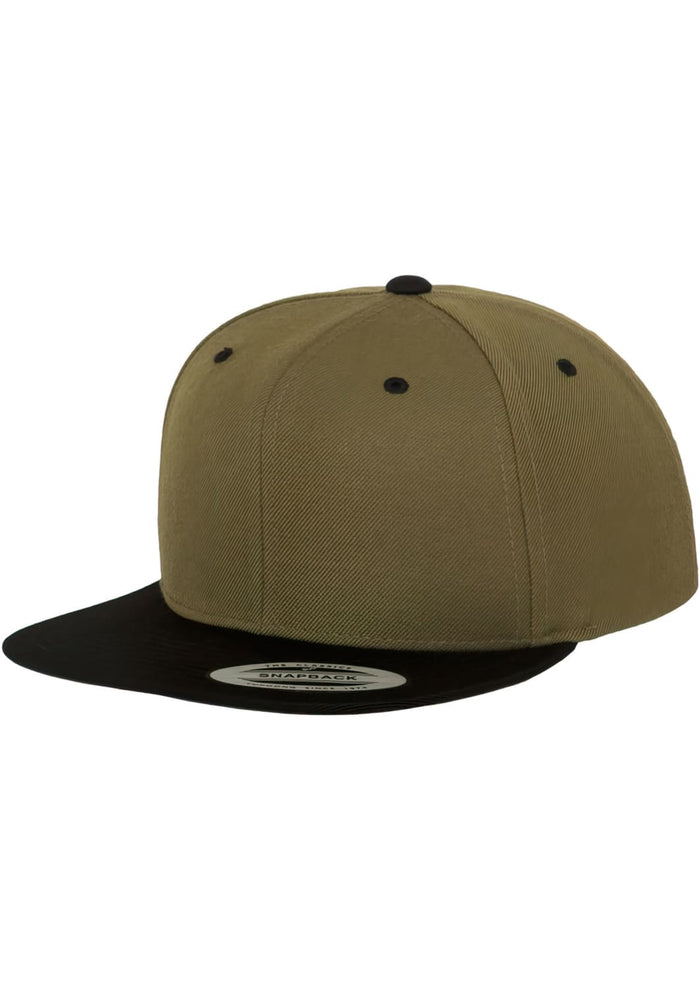 FF-6089MT-00595-0050 Cappellino snapback Classic 2-Tone Flexfit oliva/nero