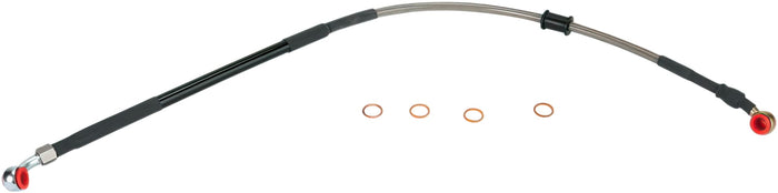 MRMH022027 Tubo Freno posteriore treccia d'acciaio Moose Racing CRF 450, COD: MRMH022027
