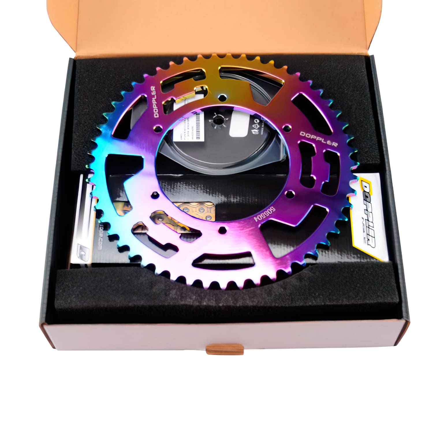 CGN509943 Kit Catena alluminio Neocromato 14x53 - 420 Doppler Derbi GPR / Aprilia RS4, COD: CGN509943