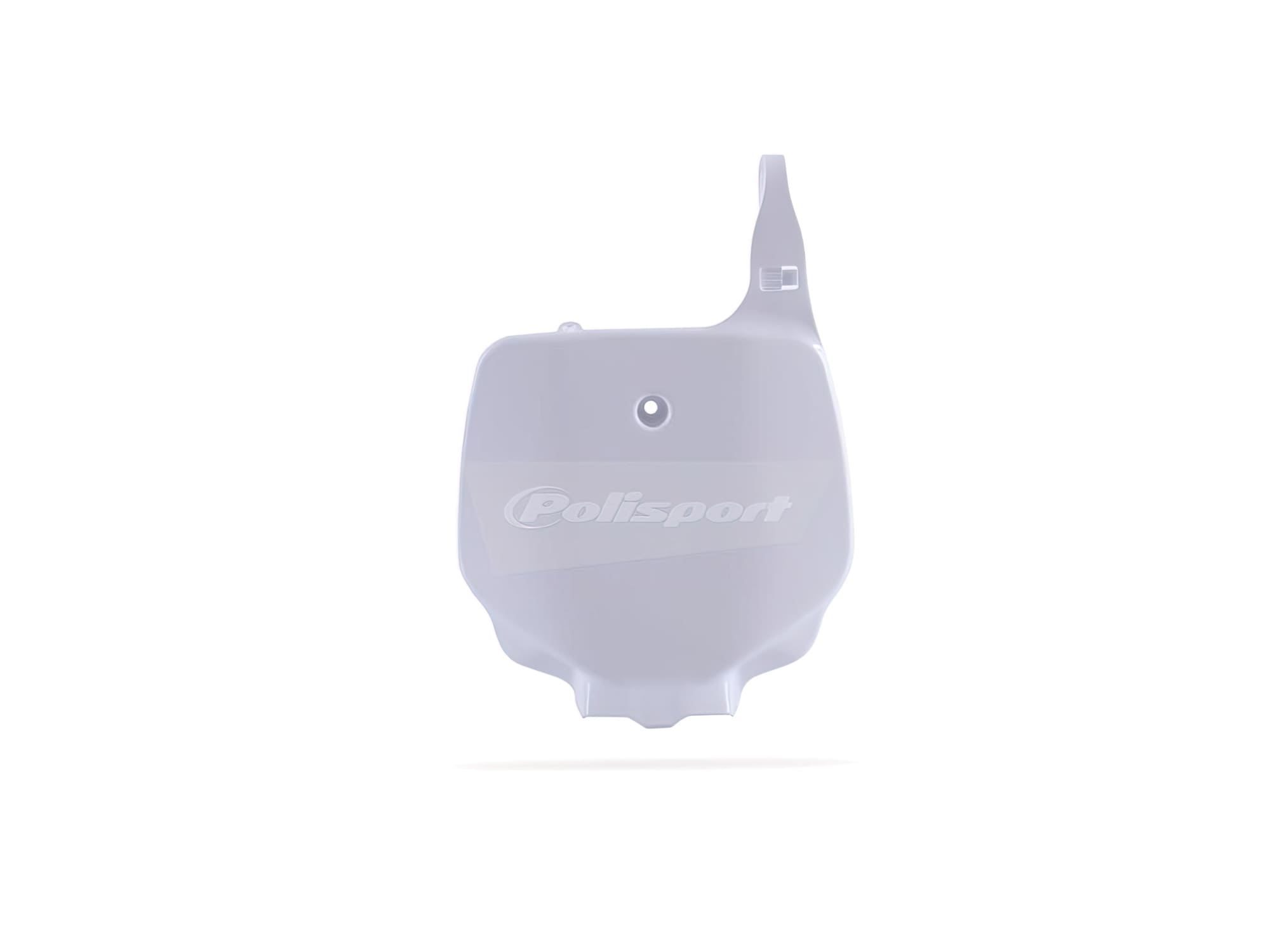 POL-PS513W06 Targhetta Numero di Gara Polisport KX 85 01-13 bianco