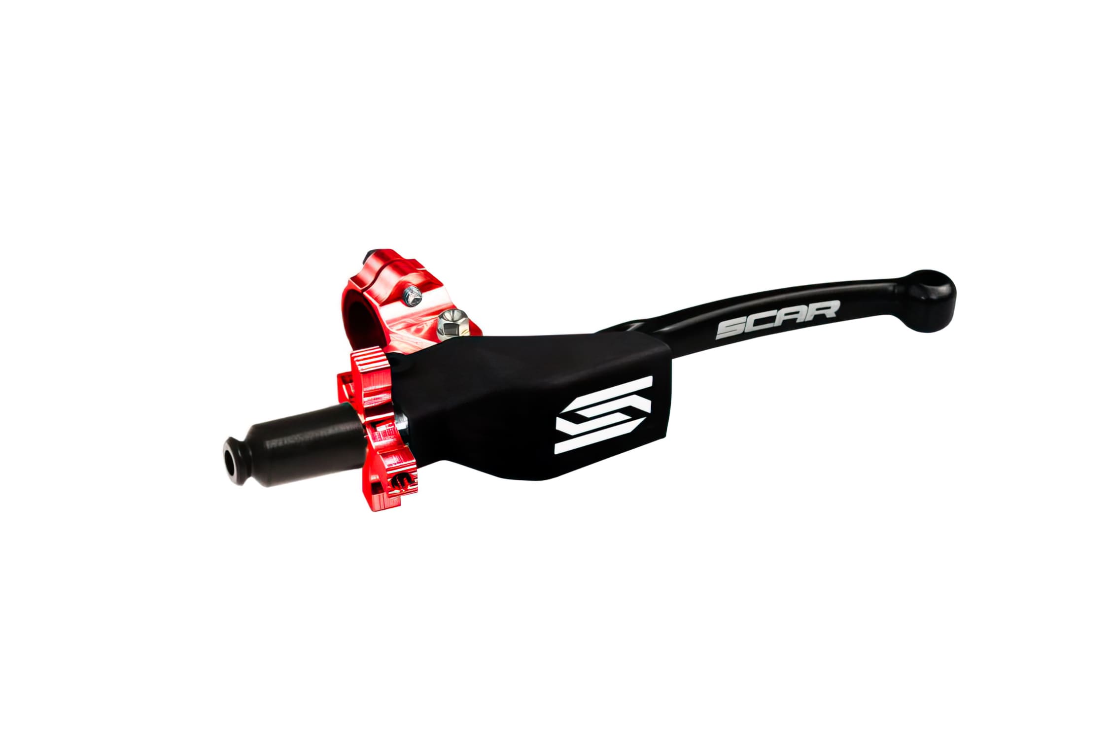 SC-06120390 Leva girevole Scar con supporto rosso