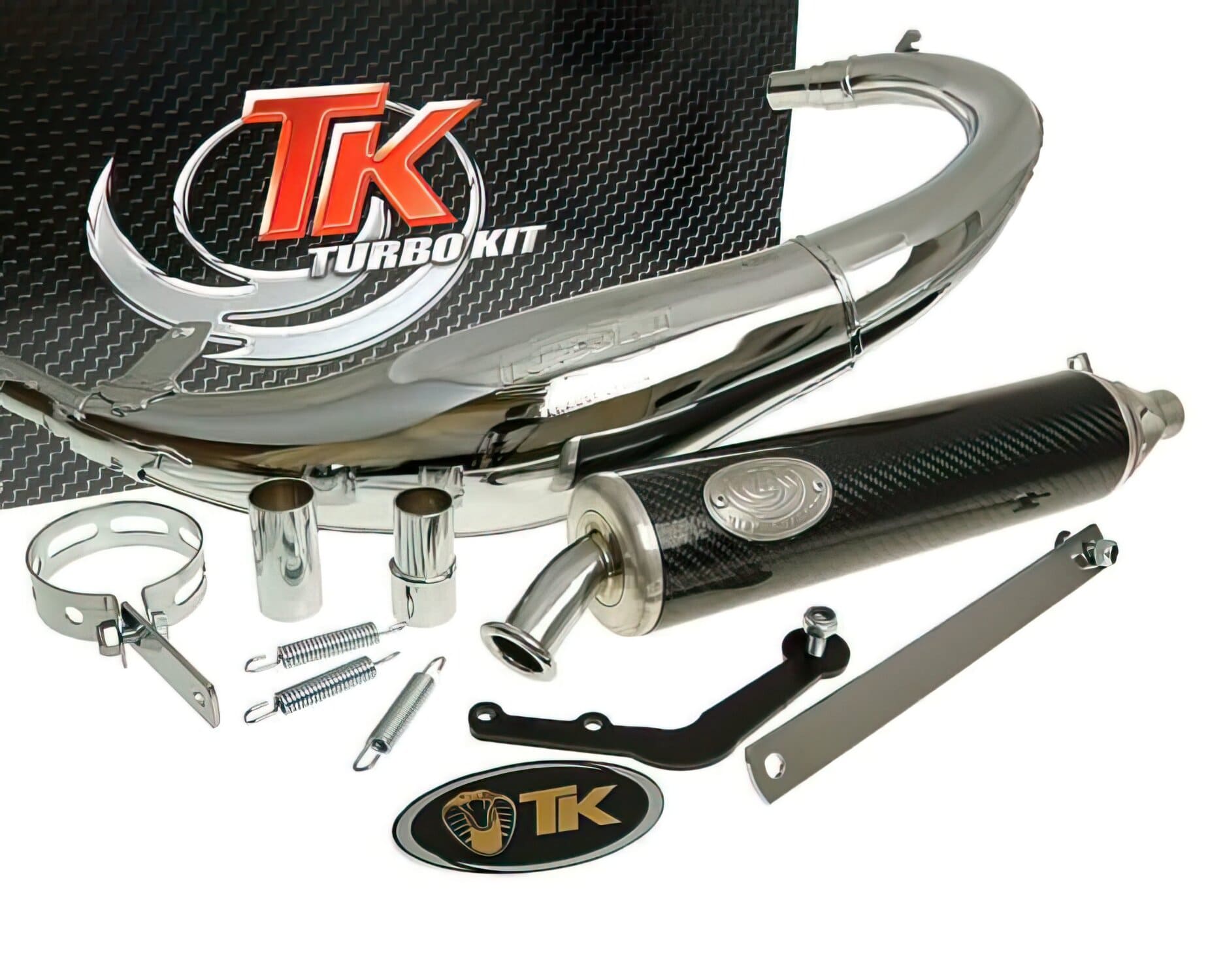 TK-H10086-Q Marmitta Turbo Kit Bajo RQ Chrom CPI SX / SM, COD: TK-H10086-Q