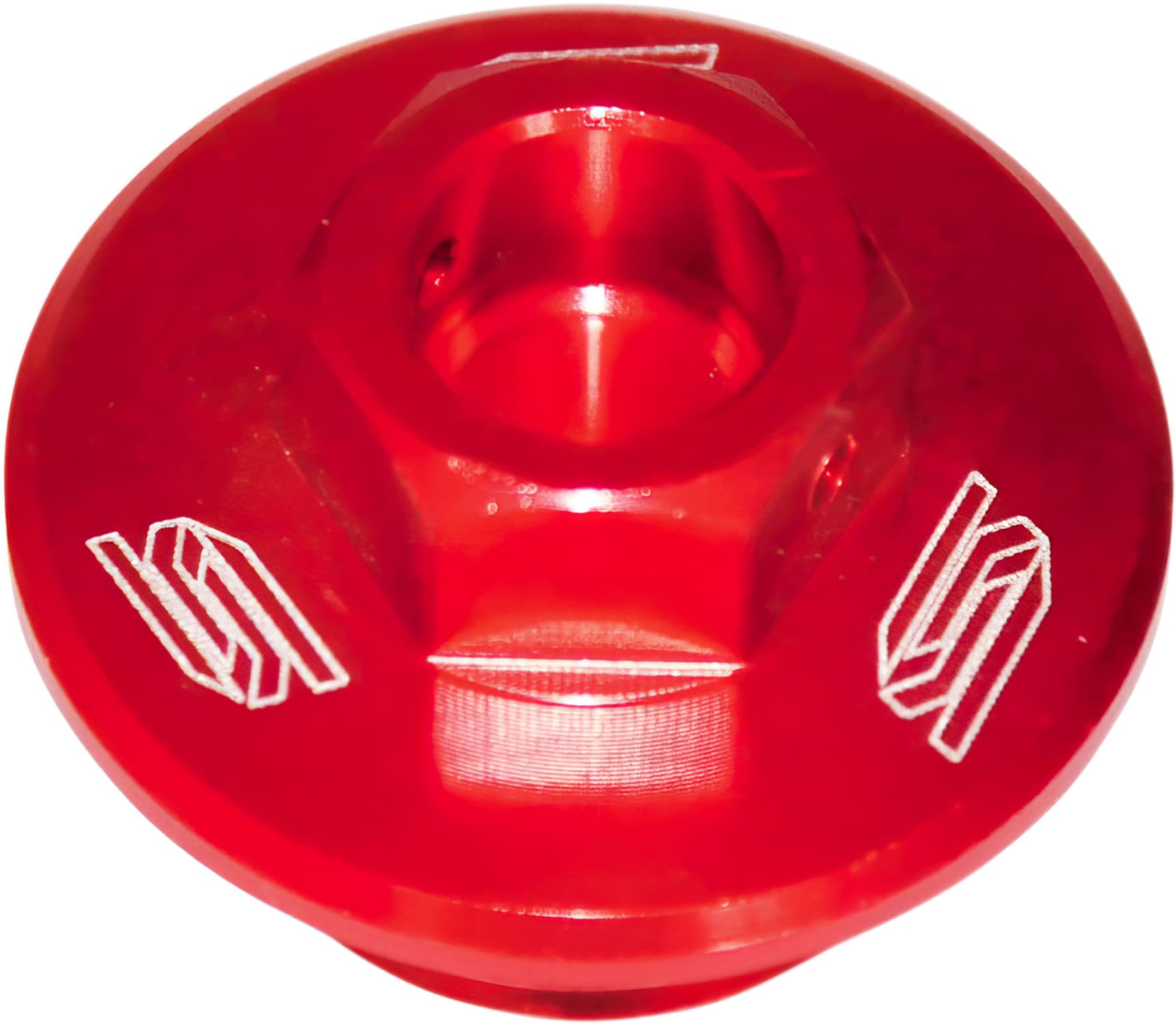 SC-09500442 Tappo di riempimento olio Scar alluminio RM / RM-Z rosso, COD: SC-09500442