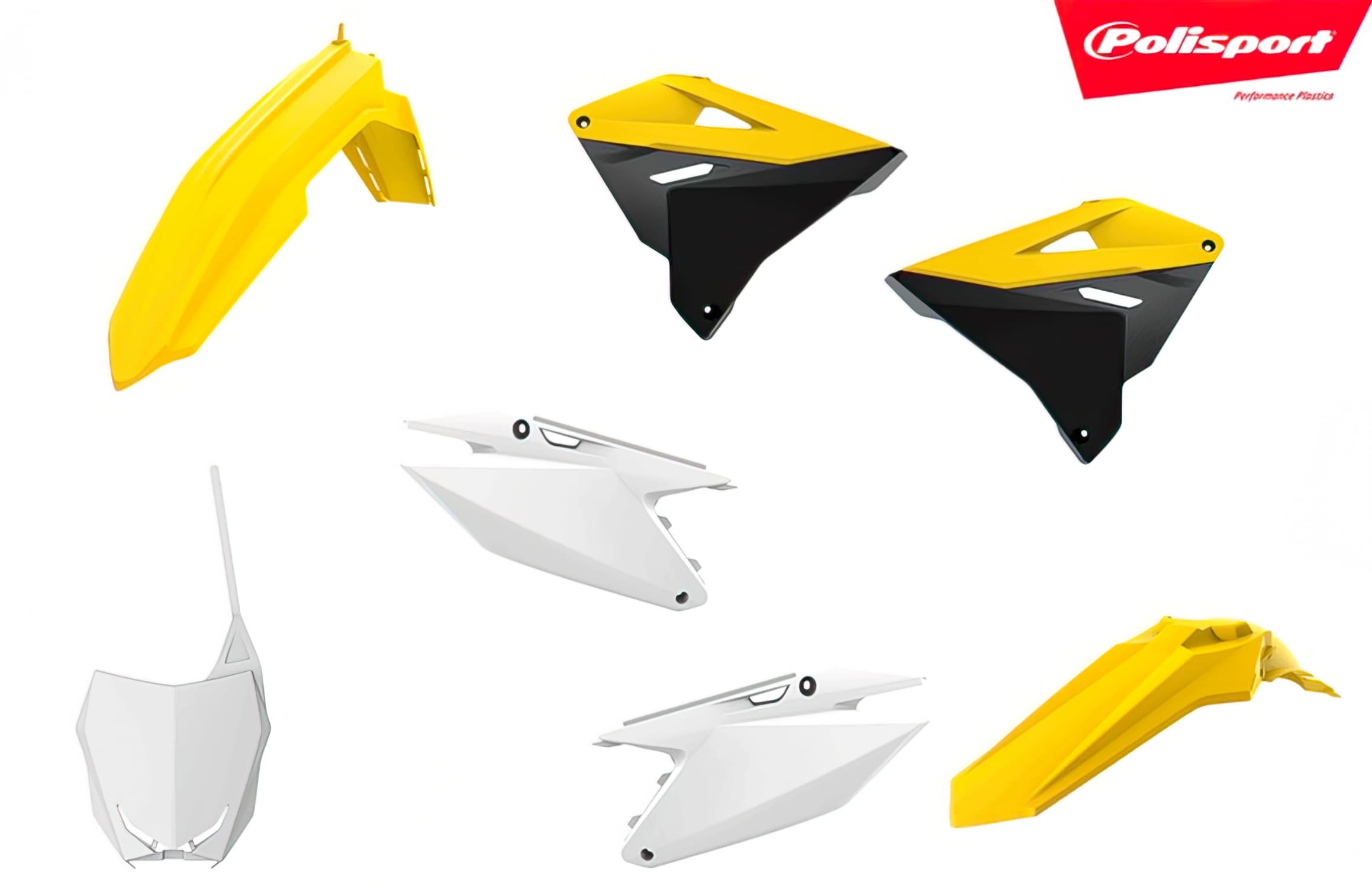 POL-8666900004 Kit Carena Polisport colore originale 2019 Suzuki RM 125 / 250, COD: POL-8666900004