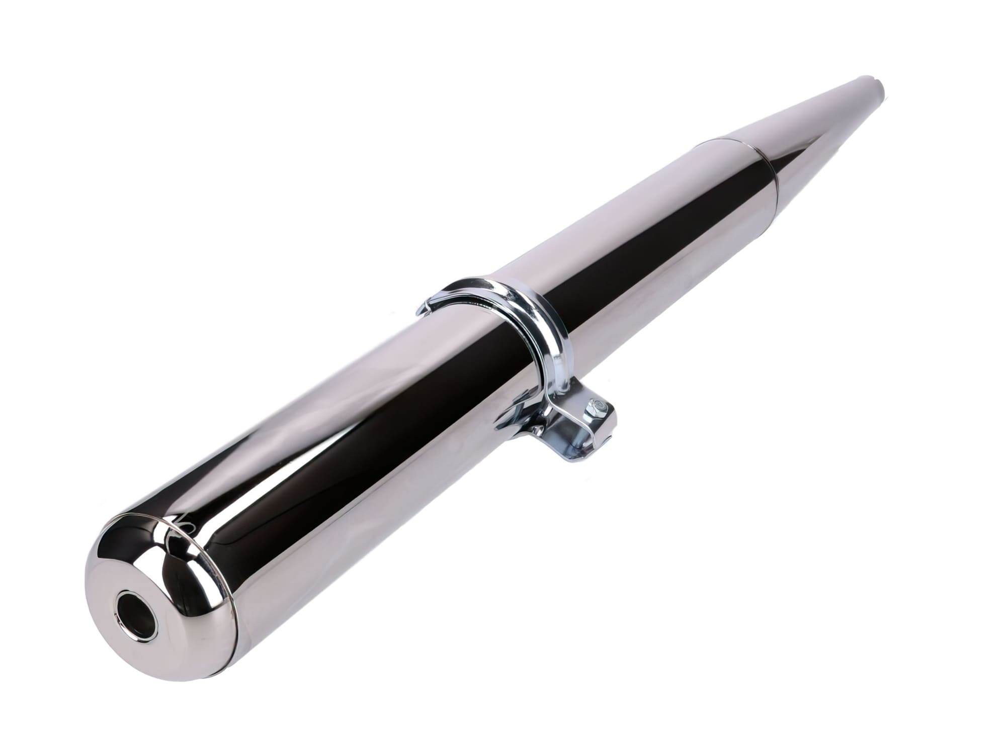 MOF-41269 Scarico cromato 28mm con deflettore Simson S50 / S51 / S53 / S70 / S83 / KR51/2