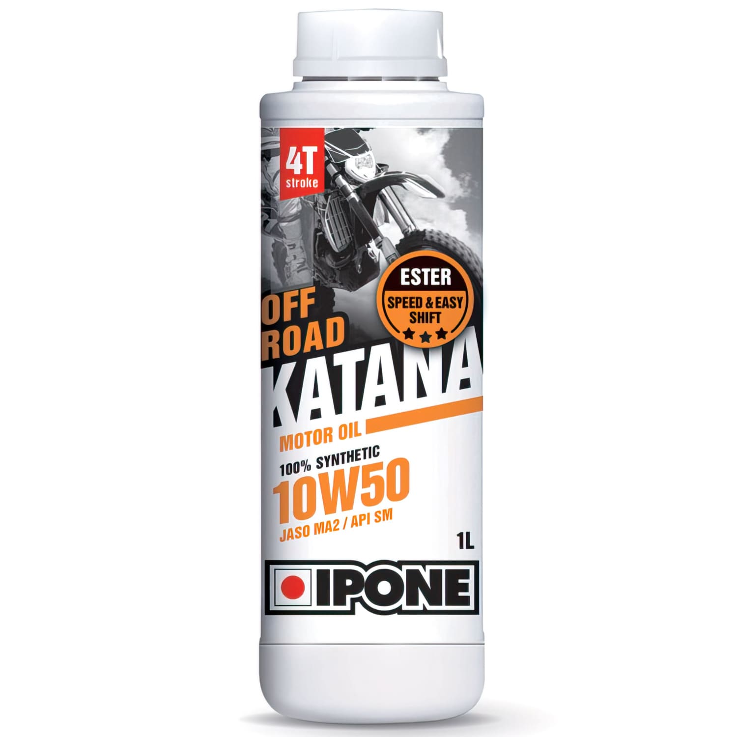 IP-KOFFROAD-10W50/1L Olio Motore 4 tempi 10W50 Ipone Katana Off Road 100% sintetico 1L, COD: IP-KOFFROAD-10W50/1L