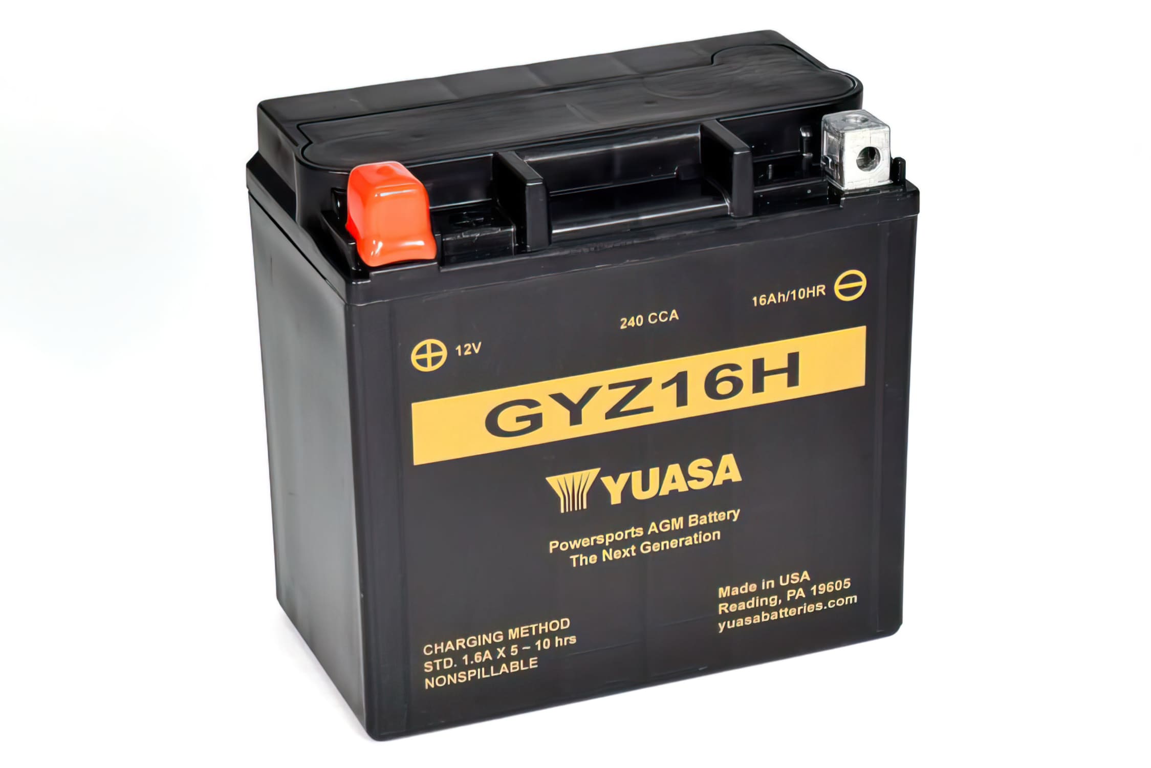 YUA36269 Batteria Yuasa GYZ16H WET MF Gel senza manutenzione - pronto per l'installazione