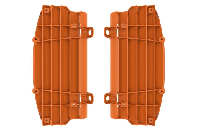 POL-8351900002 Protezioni radiatore Polisport arancione KTM / HVA