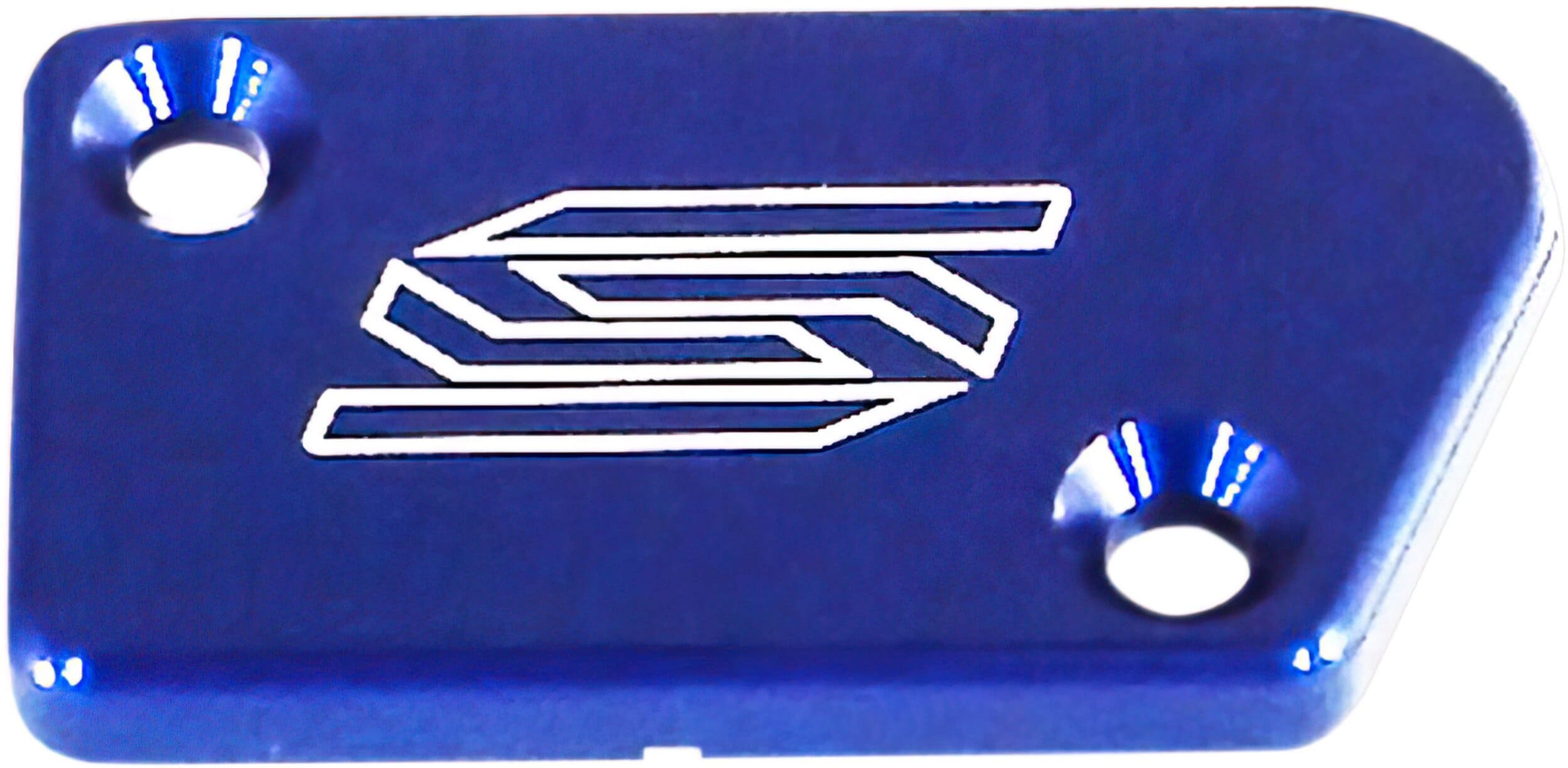 SC-06110061 Coperchio pompa freno Scar blu Yamaha / Kawasaki, COD: SC-06110061