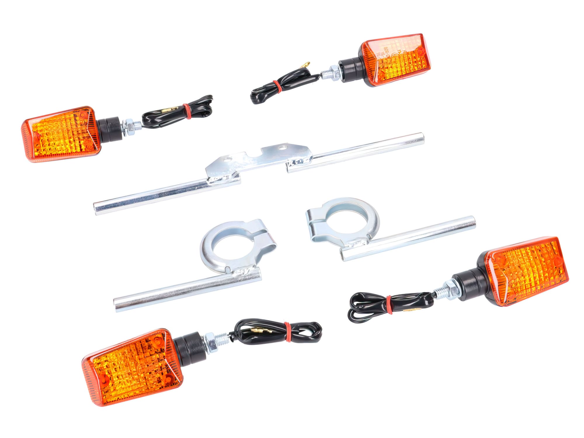 MOF-40736 Frecce 12V 20W con staffe zincate Simson S50 / S51 / S70 omologato CE, COD: MOF-40736