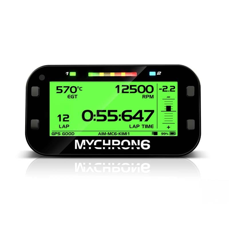 XM6TRM10 Telemetria AIM MyChron6 GPS 25 Hz con Sensore Temperatura Acqua M10