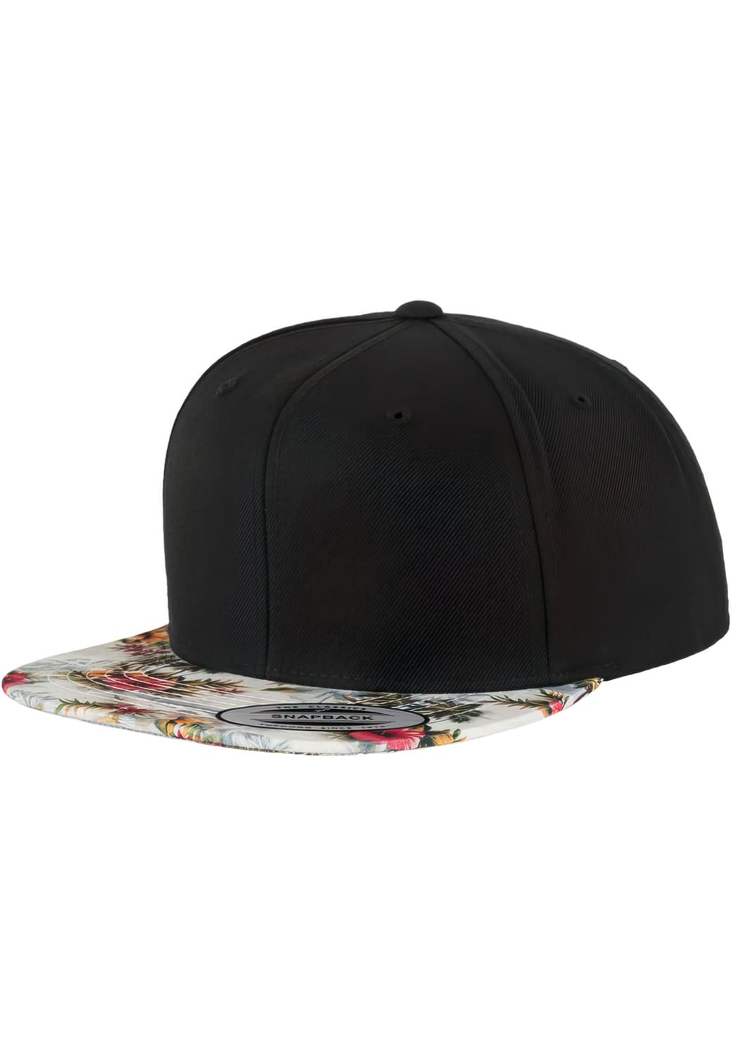 FF-6089F-00348-0050 Floral Flexfit Snapback Cap Black/Mint