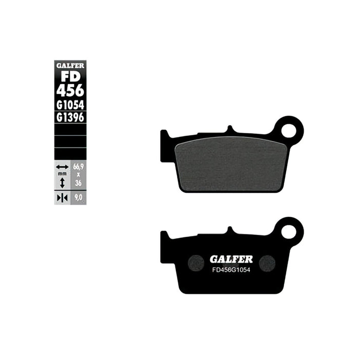 GLFD456G1054 Pastiglie freno Galfer semi-metallico Beta RR, COD: GLFD456G1054