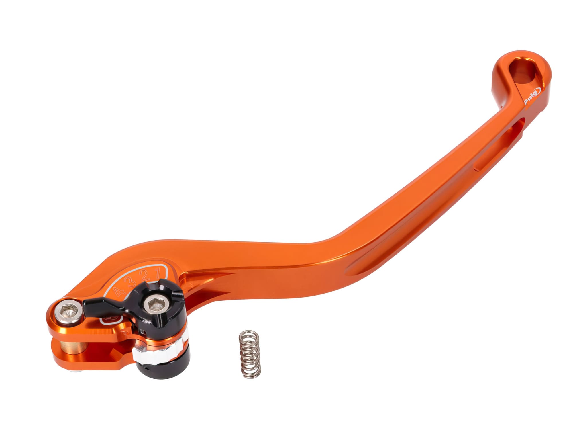 PUI170-TN Puig 2.0 Adjustable Front Brake Lever Orange / Black