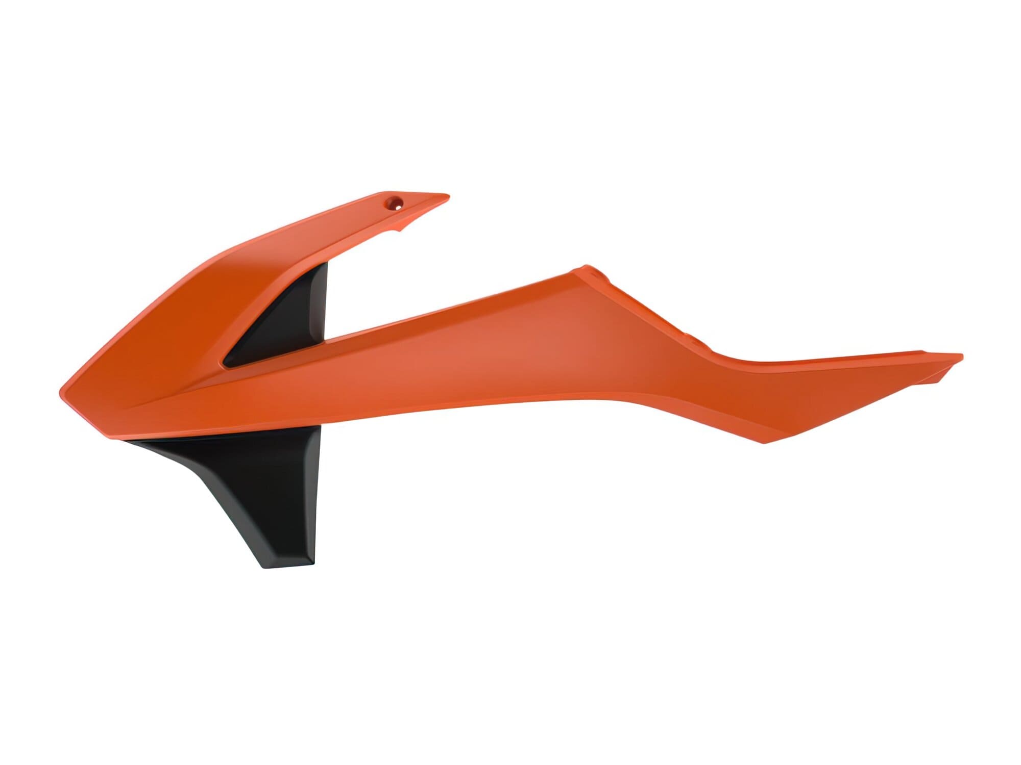 POL-8553200005 Carene laterale anteriore Polisport colore originale 16 arancione / nero KTM, COD: POL-8553200005