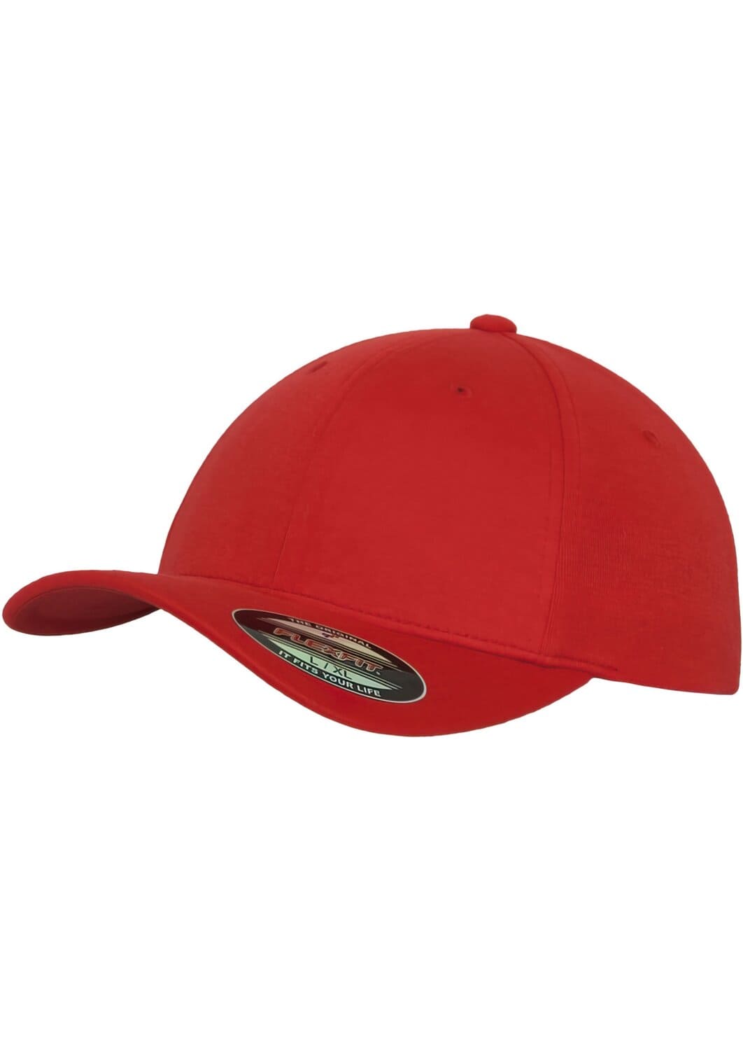 FF-6778-00199-0053 Red Double Jersey Flexfit cap S/M