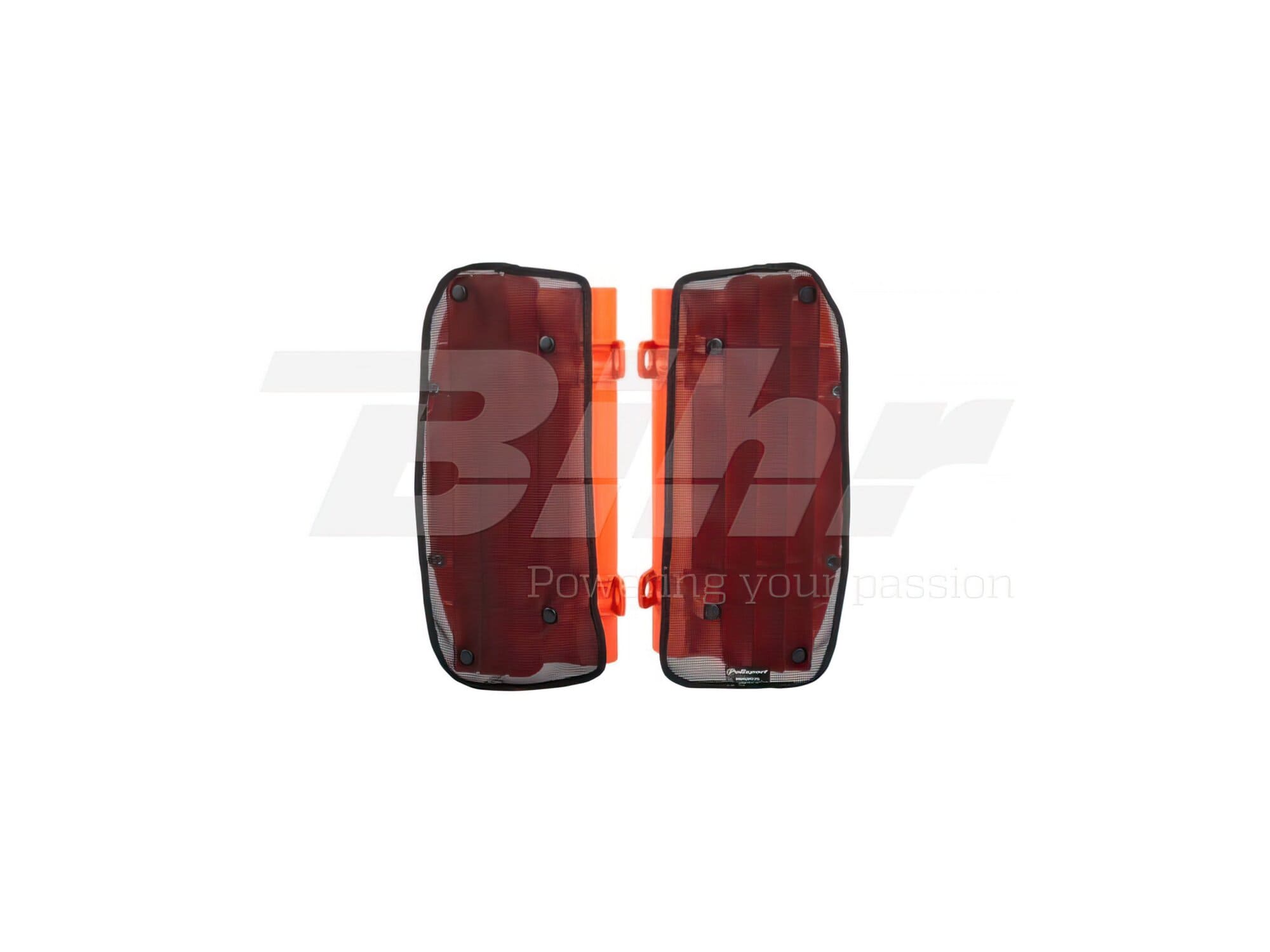 POL-90708 Polisport black radiator screens Kawasaki KXF 250