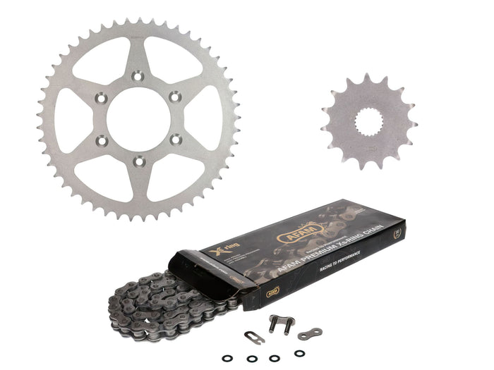 AFAMKS-A-188 Kit Catena AFAM XS-Ring 15x45 Aprilia SX125 2008 - 2010, COD: AFAMKS-A-188