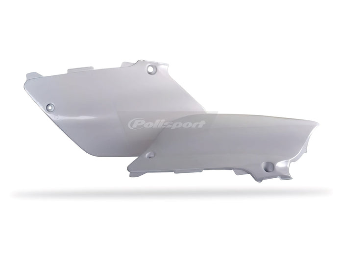 POL-PS117W04 Carene laterali Polisport YZ 125 YZ 250 02-14 bianco, COD: POL-PS117W04