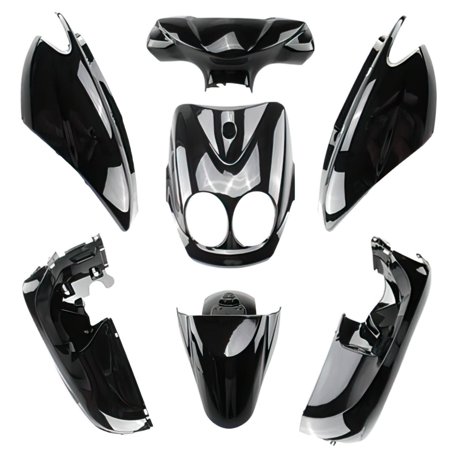 CGN506043 Kit carena 7 pezzi nero Yamaha Neos dopo 2011, COD: CGN506043