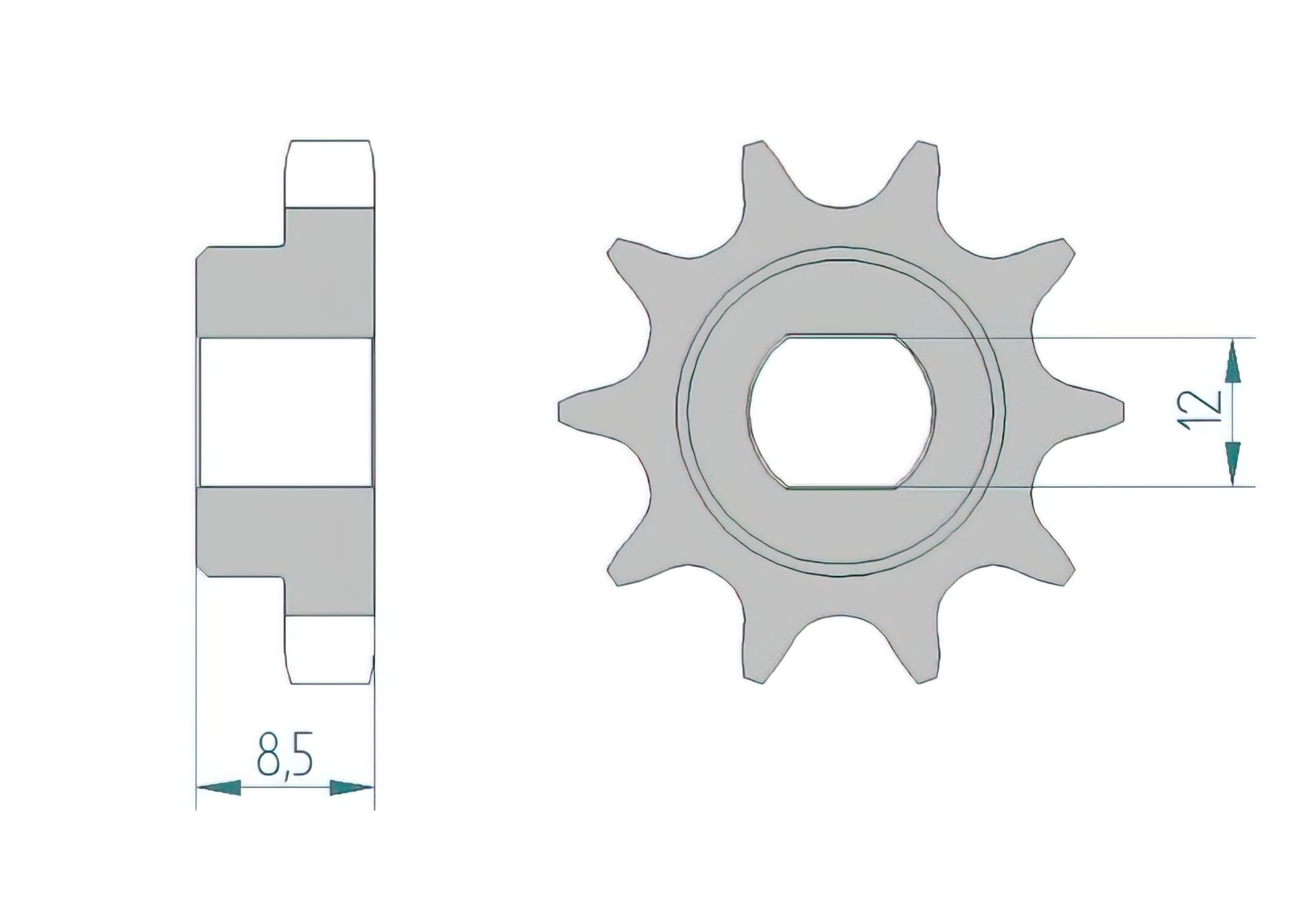 1077167002 Pignone 415 Afam Z11 KTM / Husqvarna 50