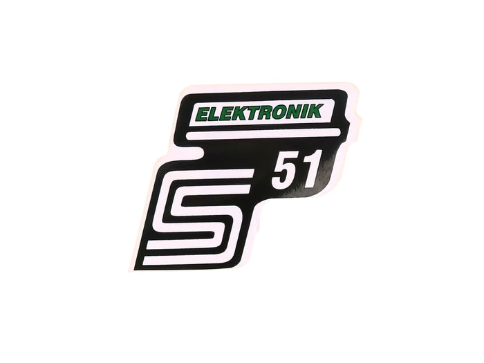 MOF-41987 Adesivo S51 Elektronik verde Simson S51, COD: MOF-41987