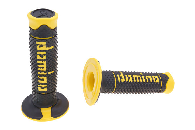 DOM37231RP Manopole Domino A260 Off-Road nero / giallo - Billaricambi SRLS