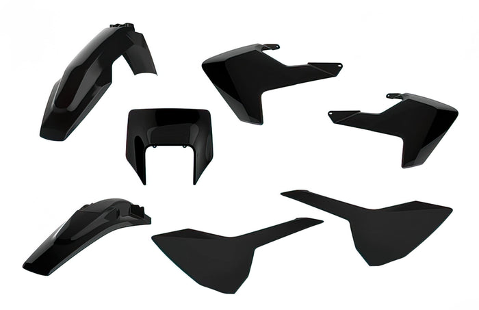 POL-90895 Kit Carena Polisport Enduro nero Husqvarna FE / TE, COD: POL-90895