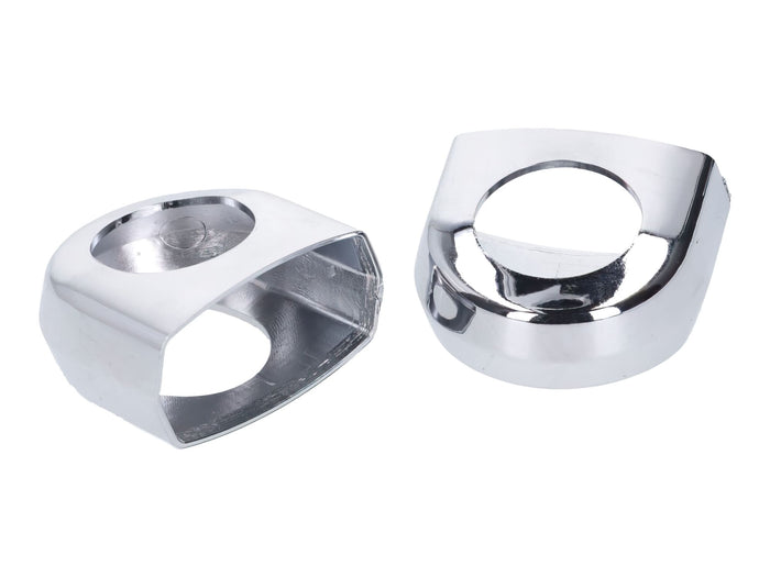 MOF-40276 Coperchio morsetto manubrio cromato Kreidler Florett / RS / RM / RMC / LF / LH