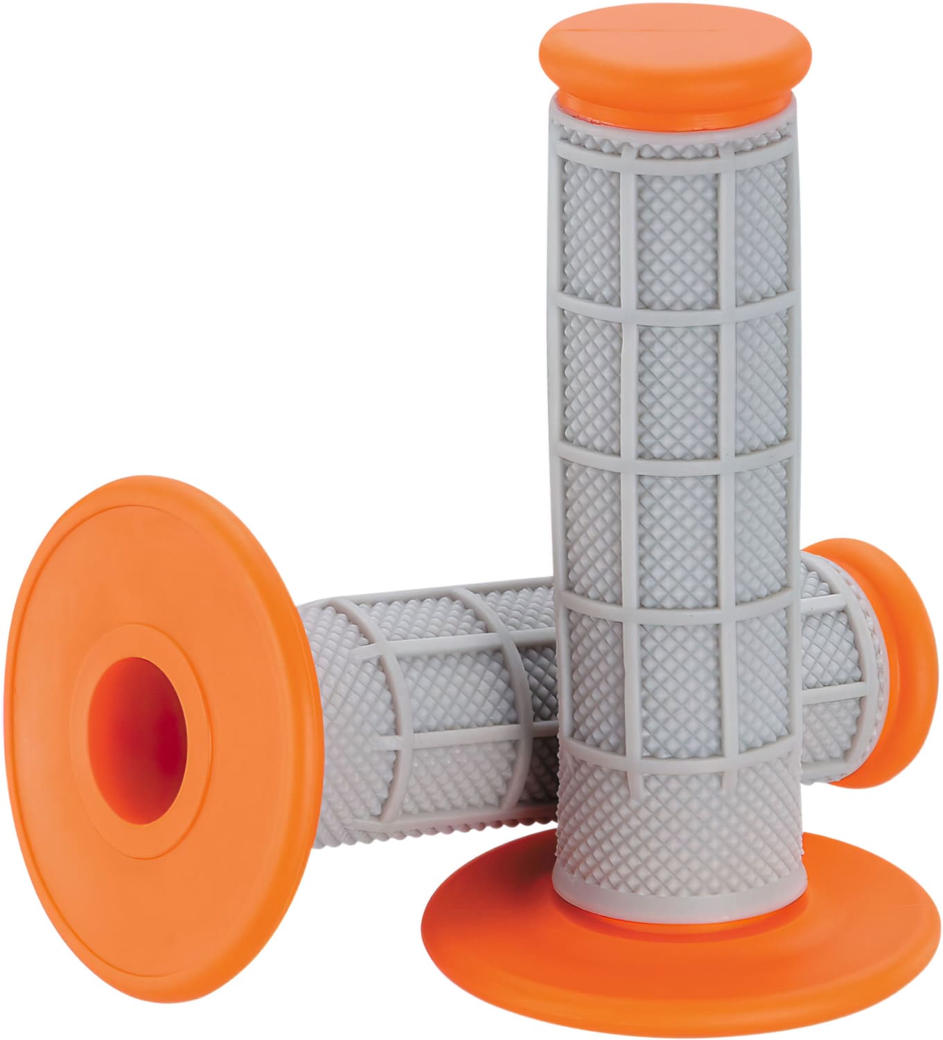 MR06301833 Qualifier™ Half Waffle Grips Grey / Orange