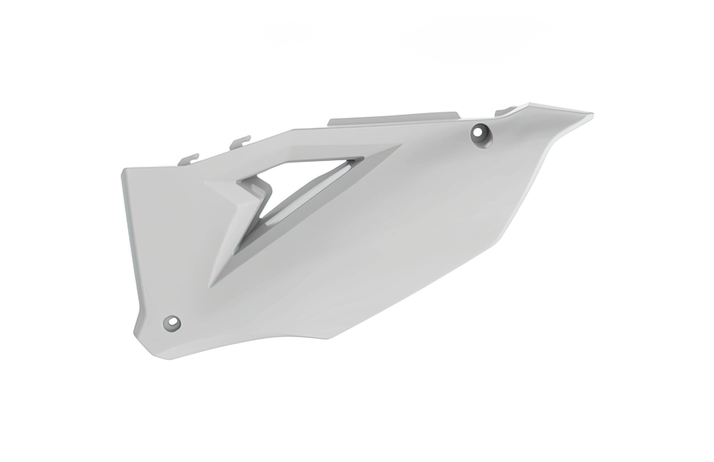 POL-8418500001 Carene laterali Polisport Restyle bianco Kawasaki KX 125 / 250, COD: POL-8418500001