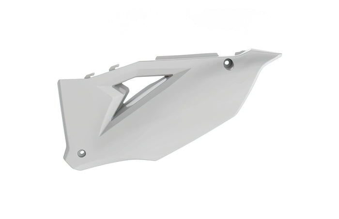 POL-8418500001 Carene laterali Polisport Restyle bianco Kawasaki KX 125 / 250, COD: POL-8418500001