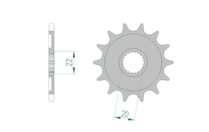 1075401001 Pignone Afam Z12 GasGas / Yamaha