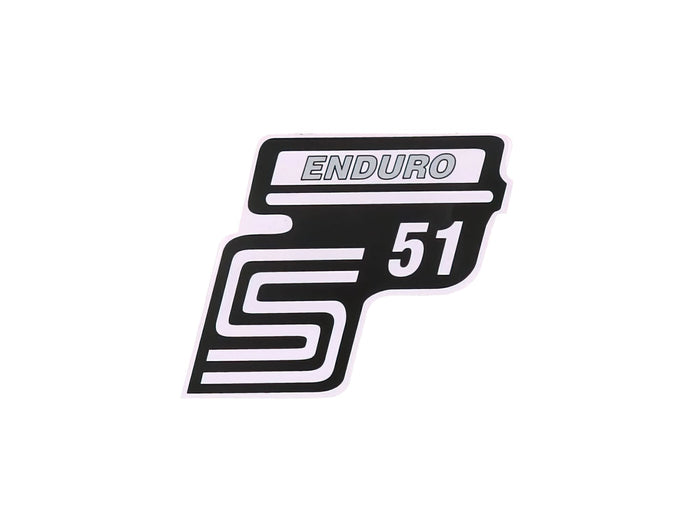 MOF-41974 Adesivo S51 Enduro argento Simson S51, COD: MOF-41974